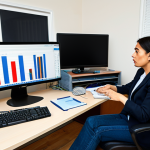 A person, appearing stressed and overwhelmed, sitting at a cluttered desk in a home office. Their computer screen displays complex customs forms and unexpectedly high shipping costs. An incorrectly sized shoe or a mislabeled package is visible on the desk, symbolizing the challenges of individual international shopping. The person is fully clothed in modest, appropriate attire. The scene conveys frustration and confusion. safe for work, appropriate content, fully clothed, family-friendly, perfect anatomy, correct proportions, natural pose, well-formed hands, proper finger count, natural body proportions, professional photography, high quality.