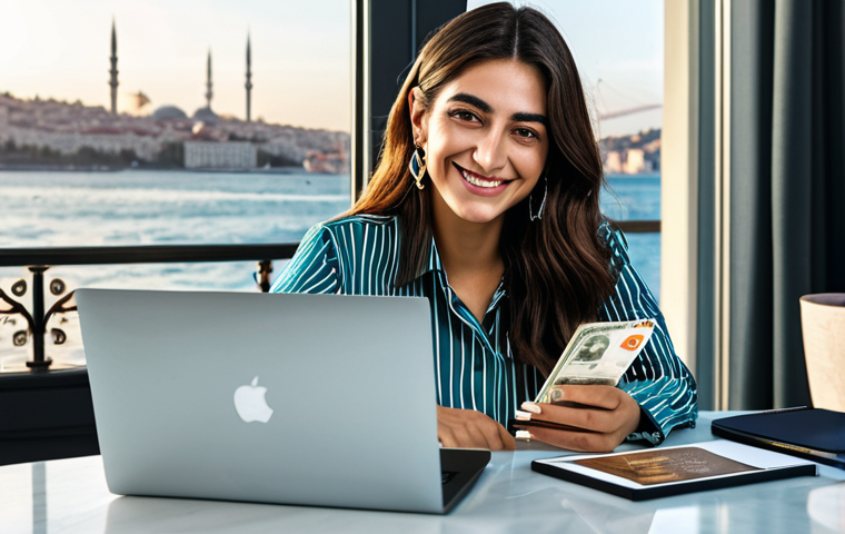 인스타그램 광고 수익 - **Prompt 1: Modern Turkish Influencer's Successful Day**
    A vibrant, medium shot of a stylish Tur...